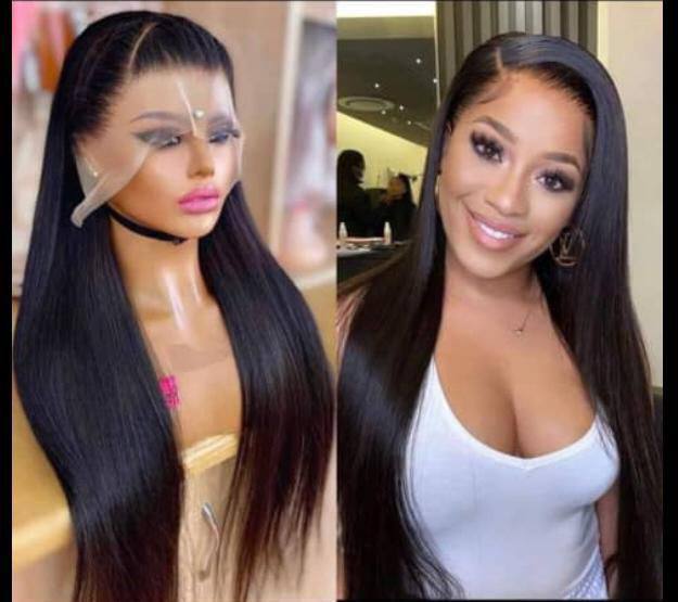 30" FULL FRONTAL WIG (FRONTAL PART IS 💯 HUMAN HAIR)