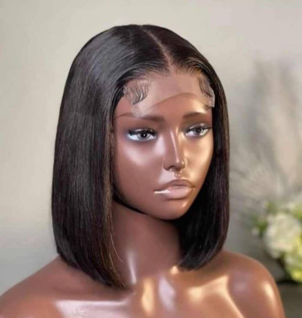 FULL CLOSURE💯 HUMAN HAIR WIG 12"