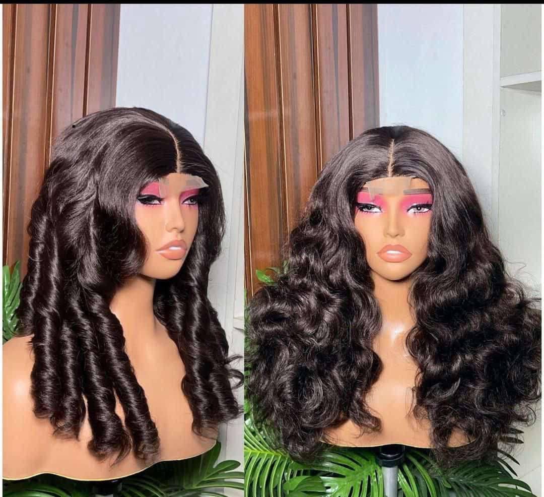 CLOSURE BOUNCY WIGS